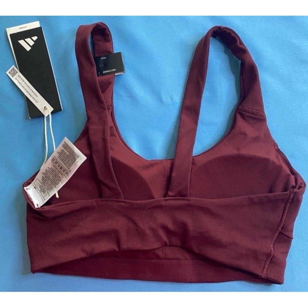 NWT: Adidas Coreflow Luxe Studio Medium Support‎ Sparta Bra- Women Size XS - Picture 4 of 9